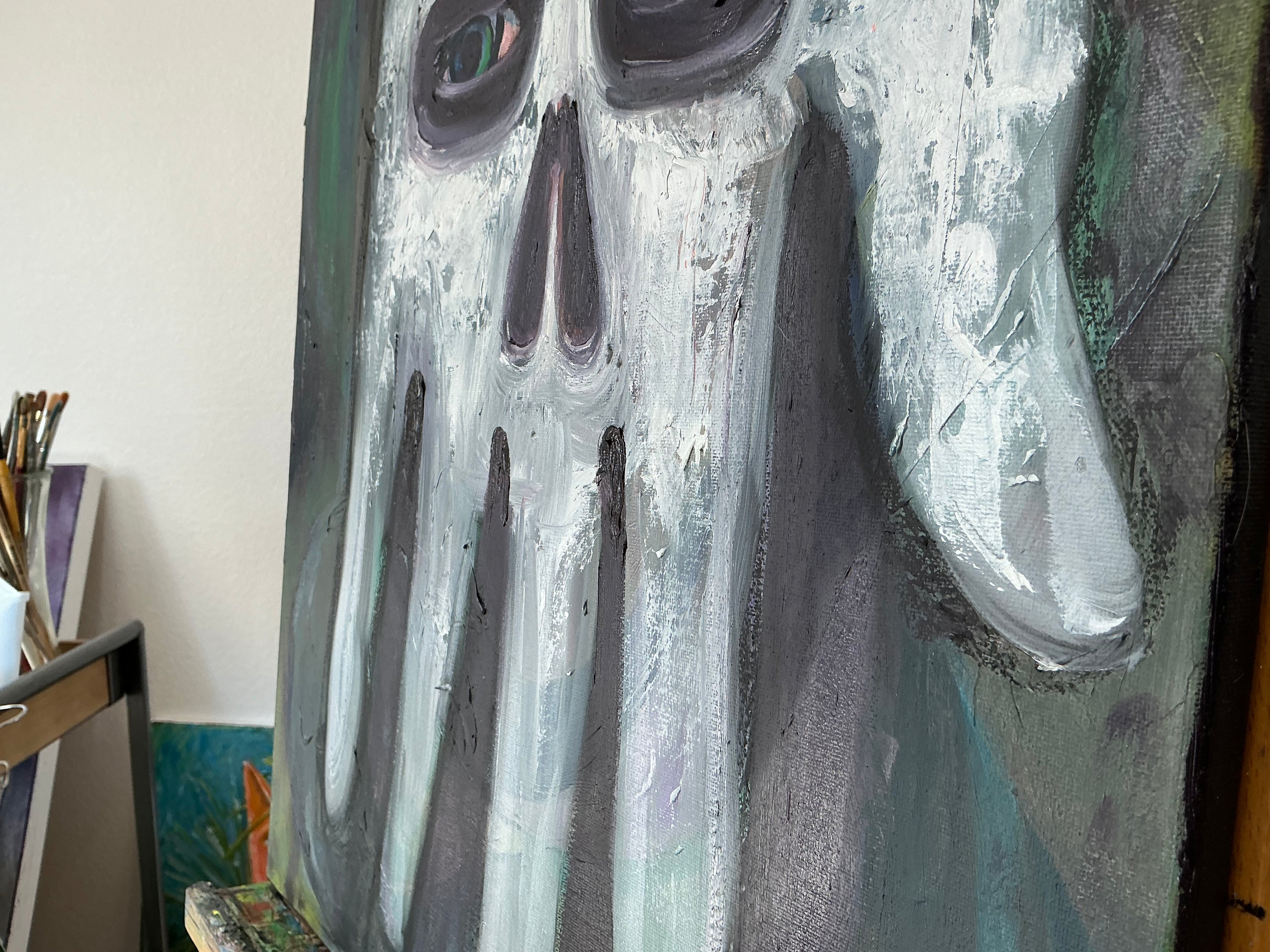 Collective Gall - Original Oil Painting on Stretched Canvas