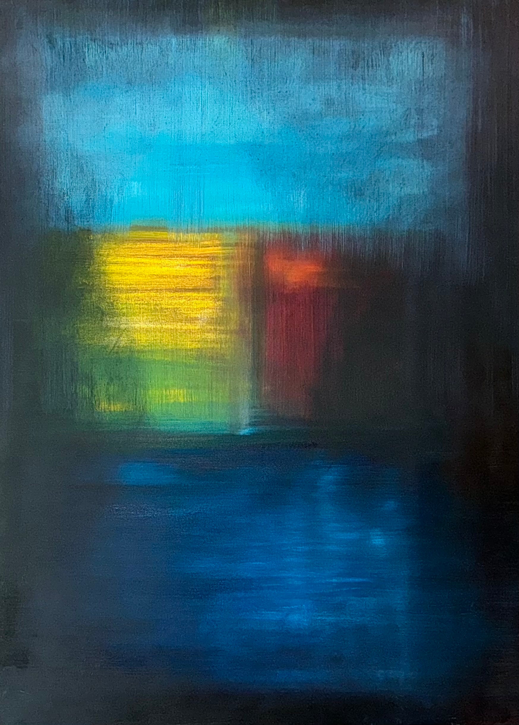 The Ego Began To Temper - Original Oil Painting on Stretched Canvas