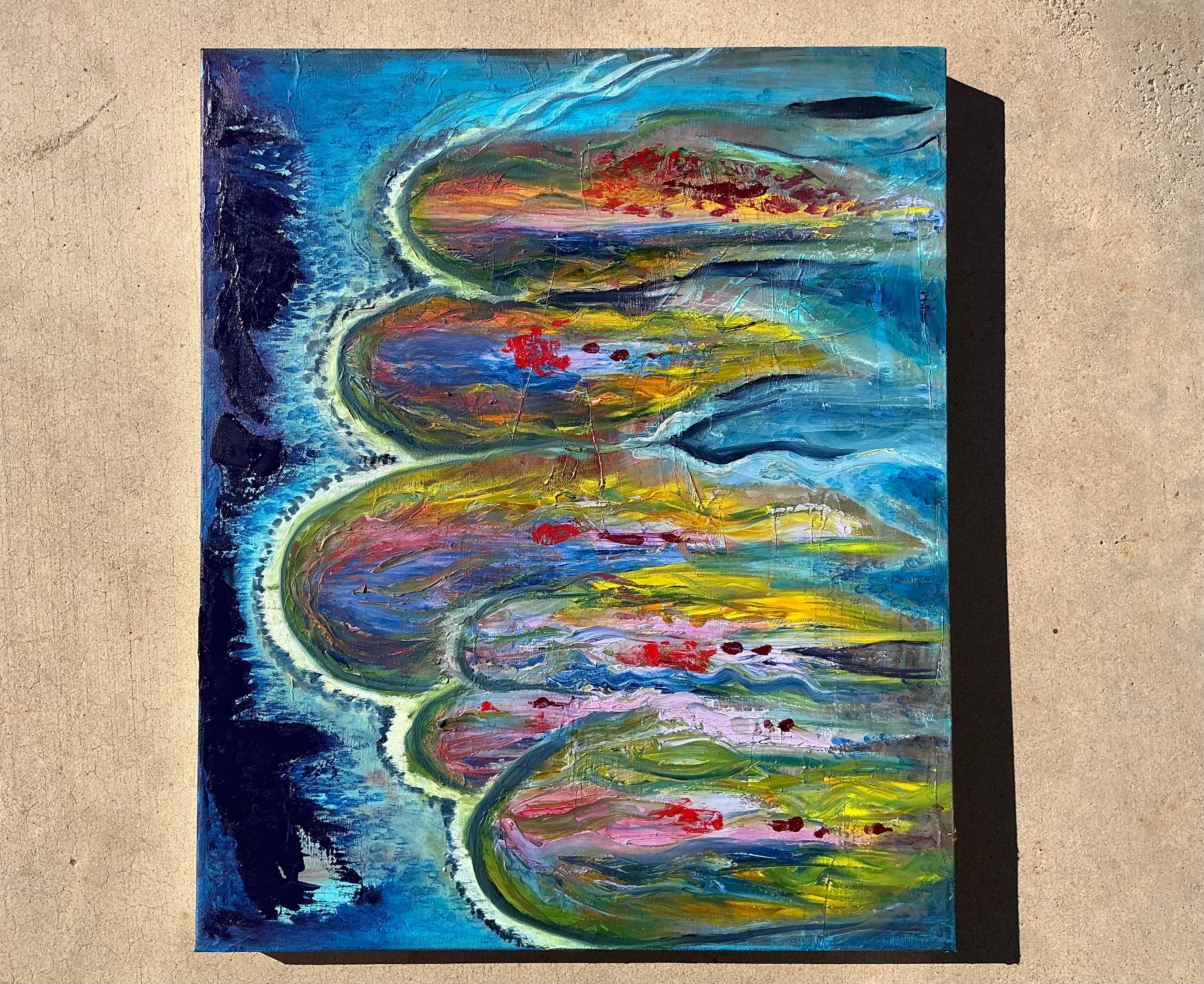 Incoming - Original Oil Painting on Stretched Canvas