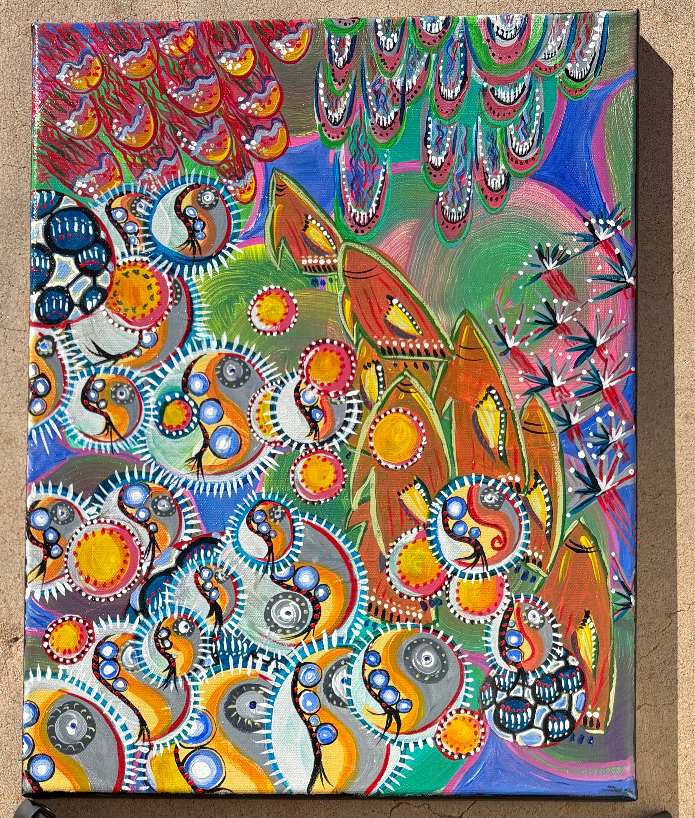 Abundance As A Choice - Acrylic Painting on Stretched Canvas