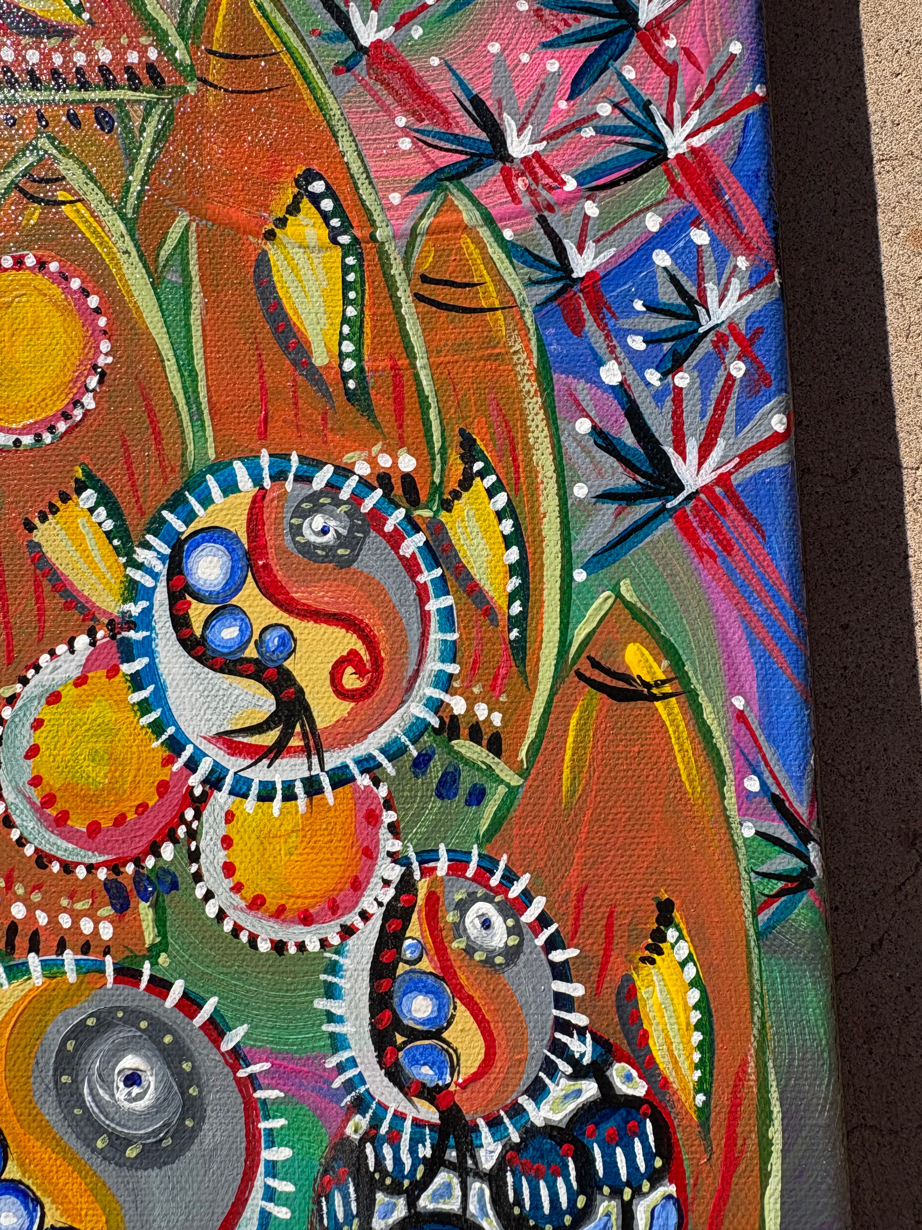 Abundance As A Choice - Acrylic Painting on Stretched Canvas