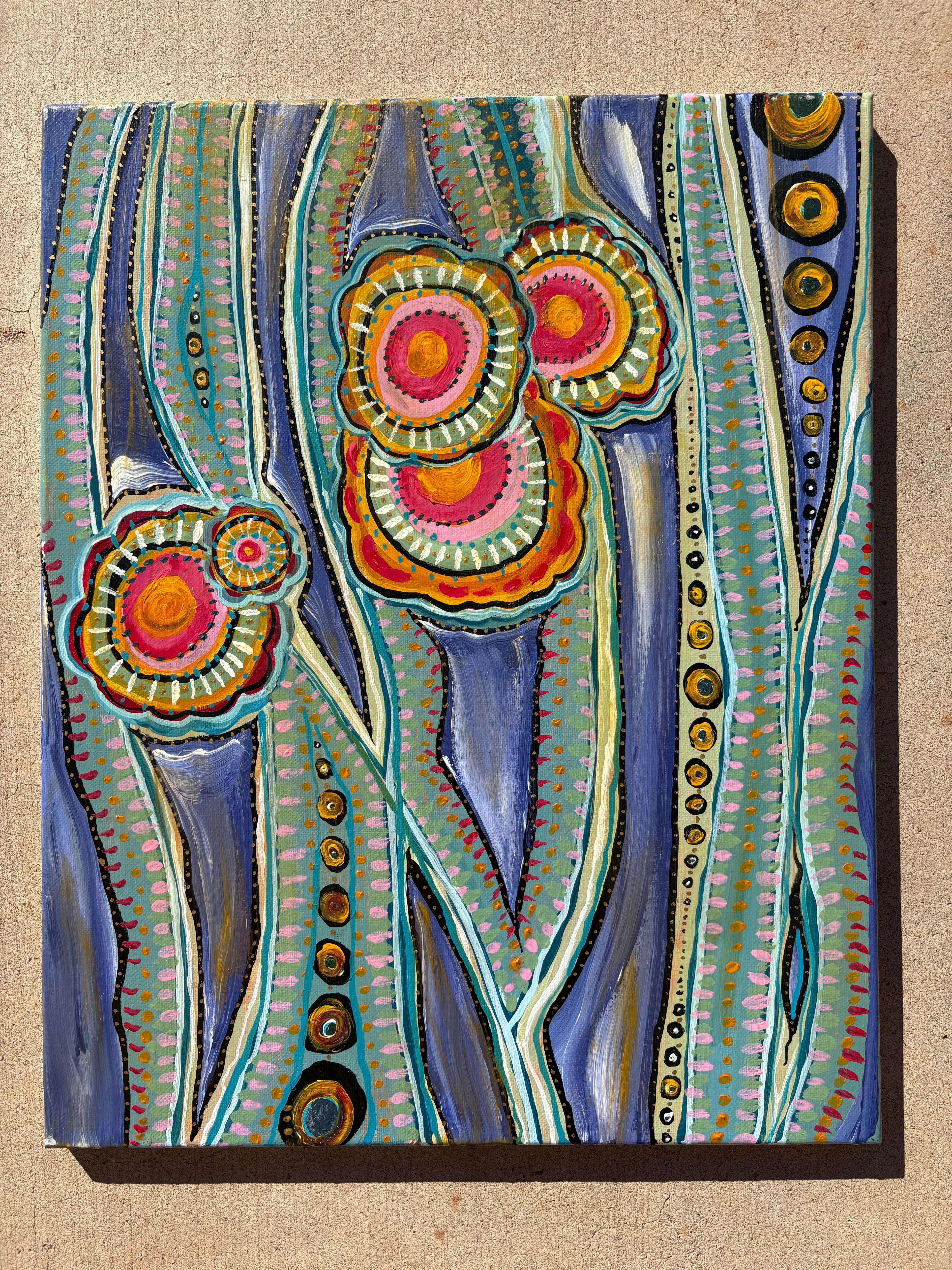 Assimilation - Original Acrylic Painting on Stretched Canvas