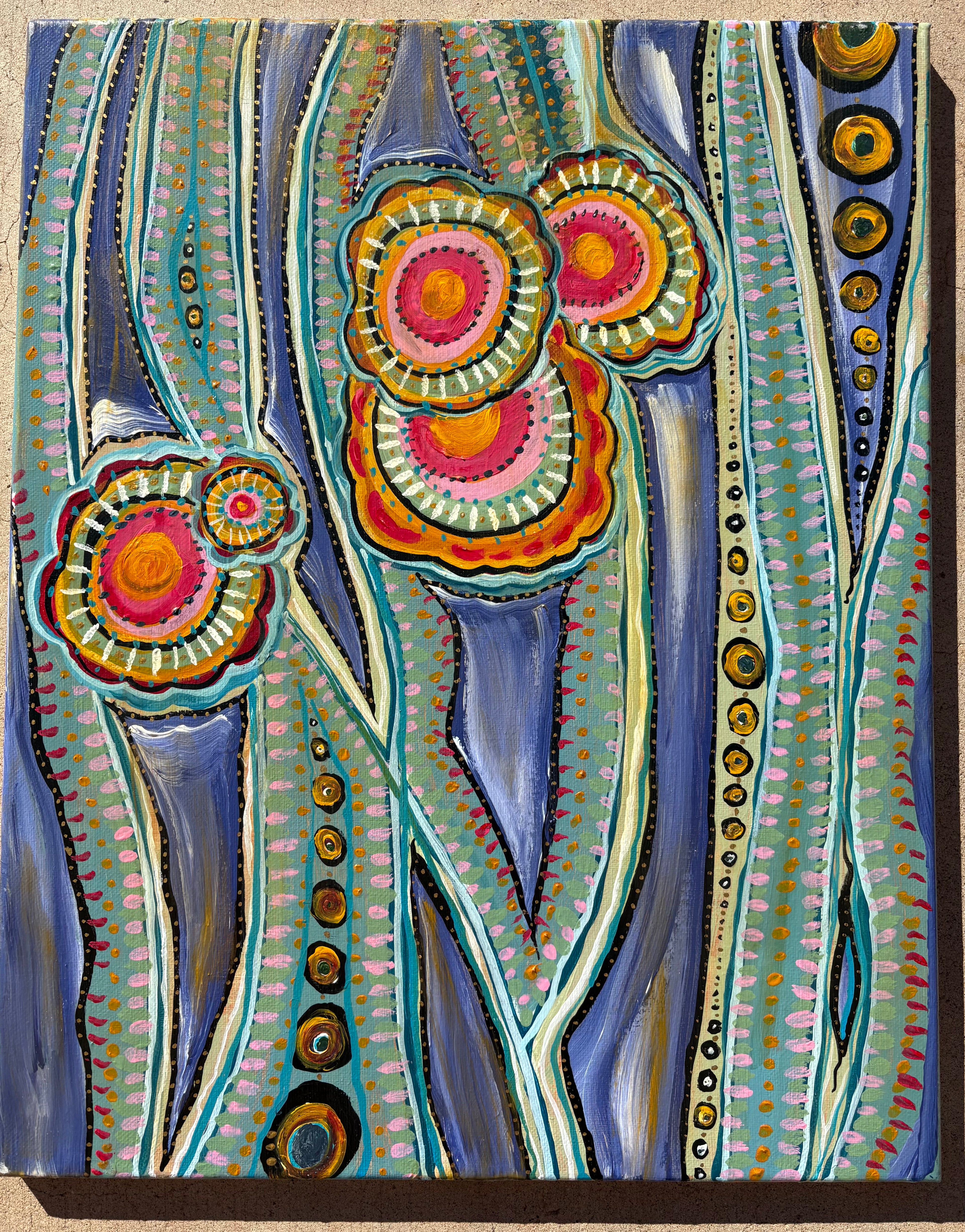 Assimilation - Original Acrylic Painting on Stretched Canvas