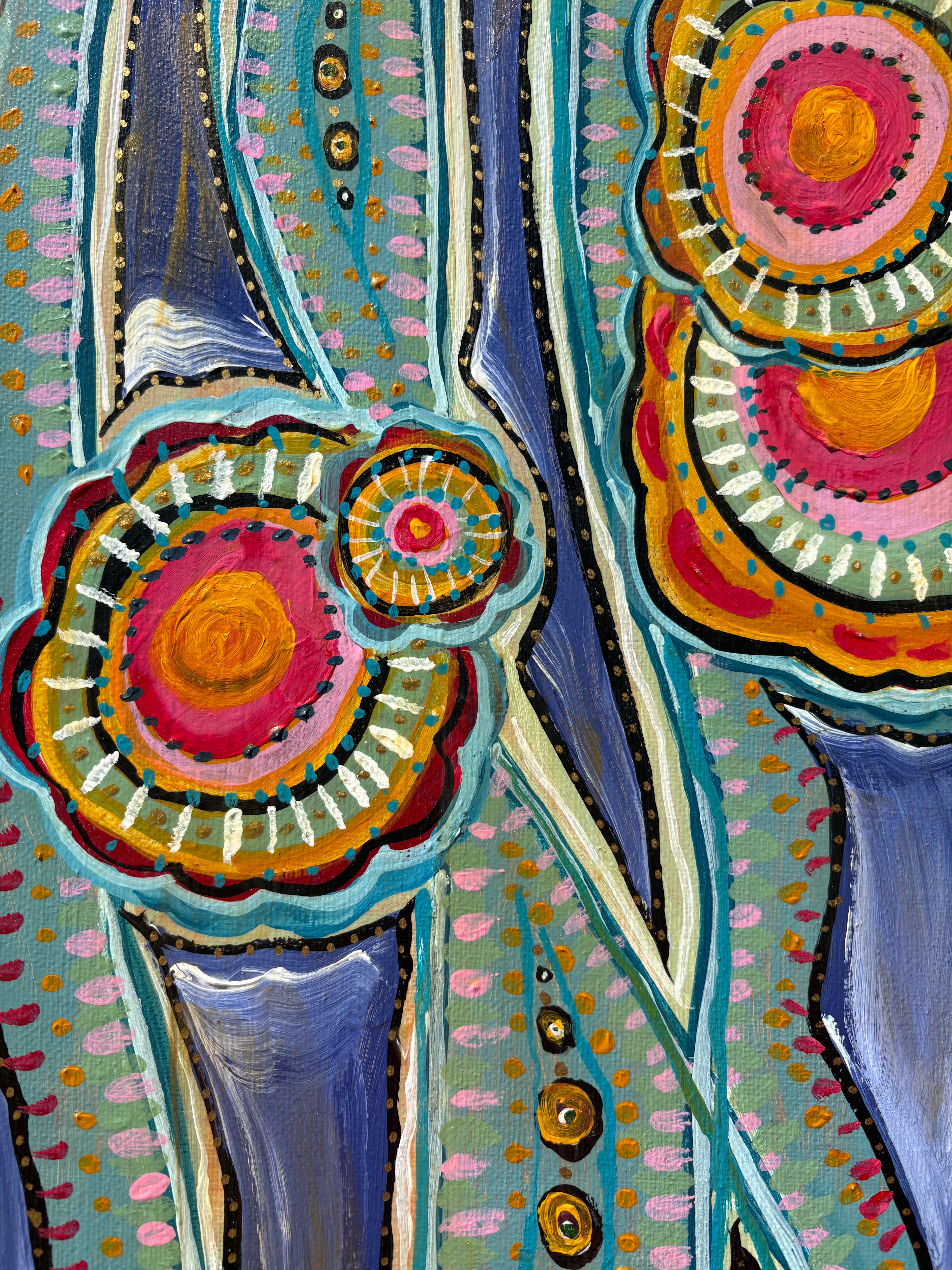 Assimilation - Original Acrylic Painting on Stretched Canvas