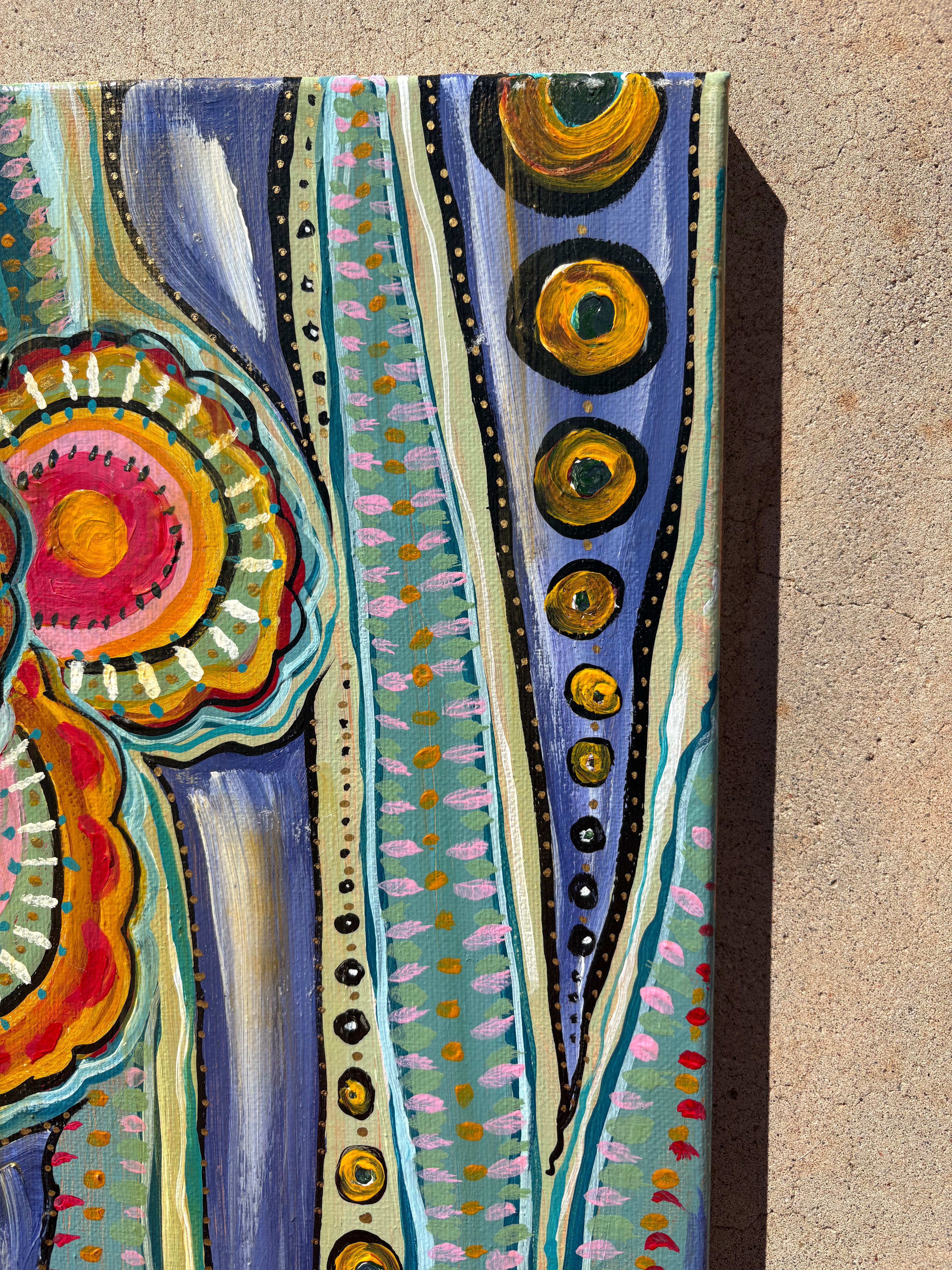 Assimilation - Original Acrylic Painting on Stretched Canvas